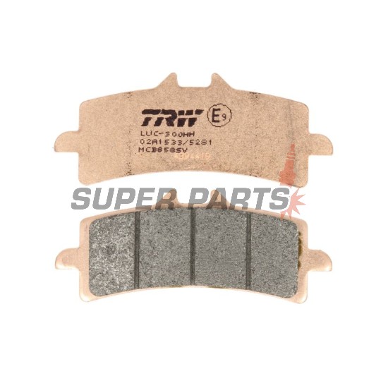 Τακάκια φρένων -TRW- MCB858SV, Aprilia RSV4 1000, BMW S1000RR HP4, Ducati Panigale 1199/1299, Kawasaki H2 & ZX-10R, KTM RC8 1190 & Super Duke 1290, MV Agusta F4/F3, Suzuki Hayabusa & GSX-R 1000, Triumph Daytona 675 & Speed Triple 1050