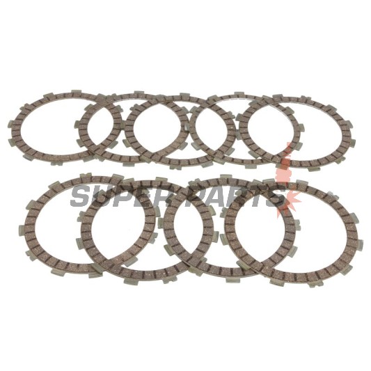 Σετ δίσκων συμπλέκτη -FERODO- FCD0387, Kawasaki KSF 400/Suzuki LT-Z 400 Quadsport 2005-2015