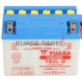Μπαταρία -YUASA- YB4L-B + ELEKTROLIT, 4Ah 12V