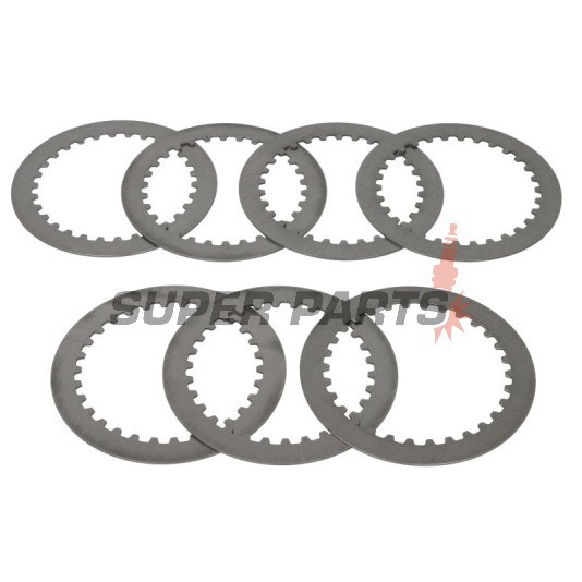 Σετ ατσάλινων δίσκων συμπλέκτη -TRW- MES321-7, Scorpa SY250 + Yamaha YZ125/YZ125X (1991-2020)