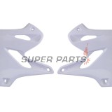 Μπροστινά πλαϊνά πλαστικά -POLISPORT- λευκά, YAMAHA YZ 125/250 2015-2021