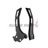 Προστατευτικά πλαισίου -POLISPORT- μαύρο, FANTIC XE; YAMAHA YZ 125/250 2005-2024