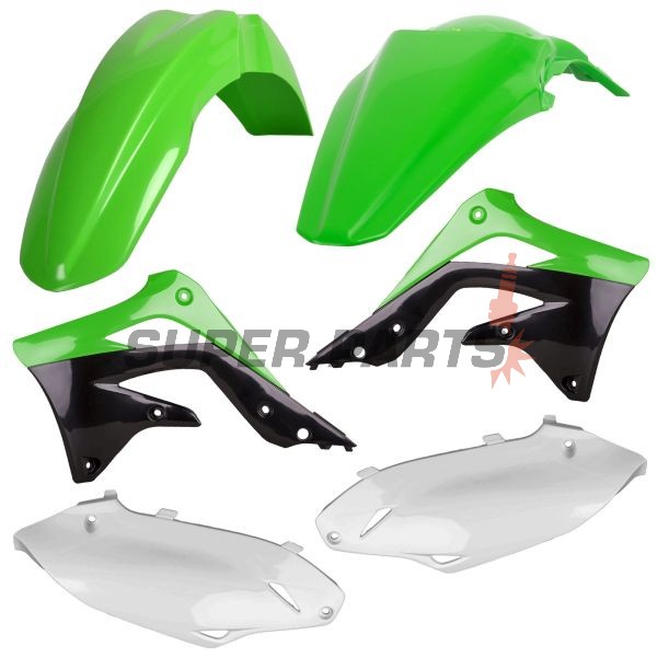 Σετ πλαστικών -POLISPORT- KAWASAKI KX 450 2012-2012
