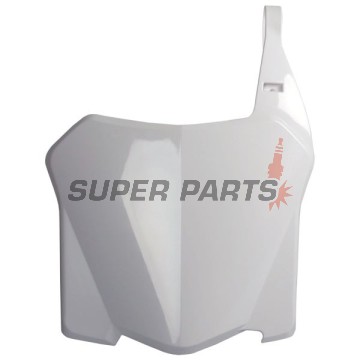 Μάσκα/πινακίδα αριθμού motocross -POLISPORT- λευκή, HONDA CRF 250/450 2008-2009