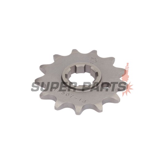 Μπροστινό γρανάζι -JT- JTF507,13, 13 δόντια, Cagiva WMX 250 1989-1992, Husqvarna CR 250 1990-1997, CR 360 1992-1994, WR 250 1990-1998, WR 360 1992-2002, Kawasaki KDX 250 1982-1985, KX 250 1979-1986, KX 420 1980, KX 500 1983-1986