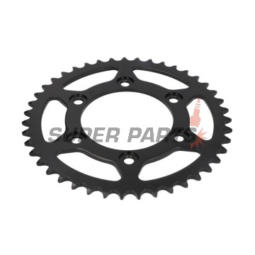 Πίσω γρανάζι -JT- JTR735,43, 43 δόντια, ατσάλινο, Ducati 851 851 1989-1992, 888 888 1993-1994, 900 900 1991-1997, 907 907 1991-1992, MH 900 2002, Monster 400 2001-2008, Monster 600 1994-2001, Monster 620 2002-2006, Monster 695 2007-2008