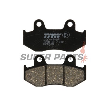 Τακάκια φρένων -TRW- MCB685, Honda CH125 Spacy, PS125i/150i, SES125/150 Dylan; Suzuki AN250/400 Burgman (1983-2013)