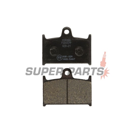 Τακάκια φρένων -FERODO- FDB557P, Suzuki Bandit 1200/GSX-R/RF 900R, Triumph Daytona/Rocket III/Speed Triple/Sprint/TT/Thunderbird/Trophy, Yamaha FZR 750R 1988-2015