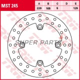 Δίσκος φρένου -TRW- MST245, 220mm, Honda Hornet, CBR Fireblade/RR, CRF250L, Dominator NX, VTR1000 Firestorm/SP, XR650L; Triumph Daytona, Speed Triple, Street Triple, TT600 (1988-2016)