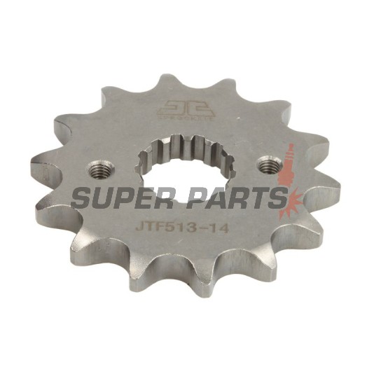 Μπροστινό γρανάζι -JT- JTF513,14, 14 δόντια, Cagiva Raptor 1000 2001-2006, V-Raptor 1000 2001-2006, X-Raptor 1000 2002-2003, X-Tra Raptor 1000 2001-2005, Kawasaki GPX 500 1988, GPX 600 1988-1990, 1993-2000, GPX 750 1987-1988, GPZ 305 1983