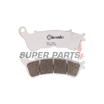 Τακάκια φρένων -BREMBO- 07HO57LA, Harley Davidson XL 883/1200 (Iron, Forty Eight) 2014-2015; Honda CB/CBF/CBR/CTX/NC/NSA/NT/VFR/VT/XL 250-1300 Hornet, Deauville, Translap, Varadero, Integra 2004-2015; Suzuki UH/VLR/VZR 125-1800 Burgman, Intruder 2007-2015
