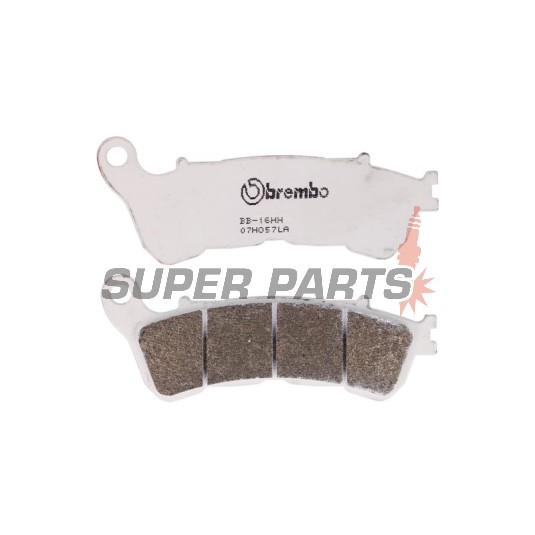 Τακάκια φρένων -BREMBO- 07HO57LA, Harley Davidson XL 883/1200 (Iron, Forty Eight) 2014-2015; Honda CB/CBF/CBR/CTX/NC/NSA/NT/VFR/VT/XL 250-1300 Hornet, Deauville, Translap, Varadero, Integra 2004-2015; Suzuki UH/VLR/VZR 125-1800 Burgman, Intruder 2007-2015