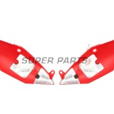Πίσω πλαϊνά πλαστικά -POLISPORT- κόκκινα, HONDA CRF 250 2018-2021