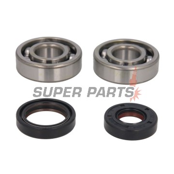 Σετ ρουλεμάν και τσιμουχών στροφάλου -HOT RODS- Kawasaki KX 125 (88-05)