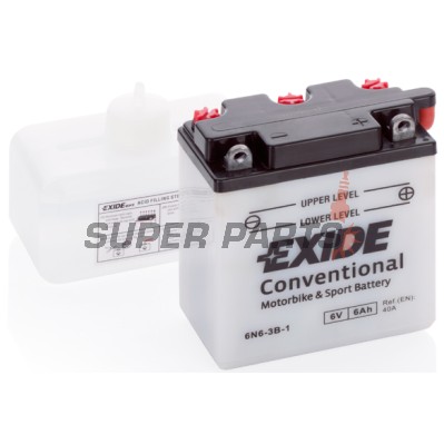Μπαταρία -EXIDE- 6N6-3B-1, 6Ah 6V