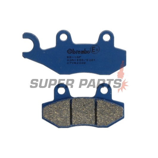 Τακάκια φρένων -BREMBO- 07YA2008, Can-Am Commander/Maverick, Kawasaki Ninja/Brute Force/Teryx, Suzuki Burgman/DR Big/ATV, Triumph Tiger/Trophy, Yamaha Raptor/YFZ/Rhino