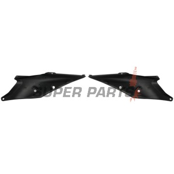 Πίσω πλαϊνά πλαστικά -POLISPORT- πορτοκαλί, KTM EXC, EXC-F, SX, SX-F, XC, XC-F 125-450 2019-2022