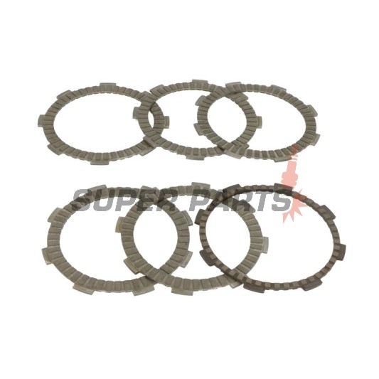 Σετ δίσκων συμπλέκτη -TRW- MCC222-6, Honda CRF 150F/230F, Kawasaki KMX 125, KTM Duke 200, KTM RC 200