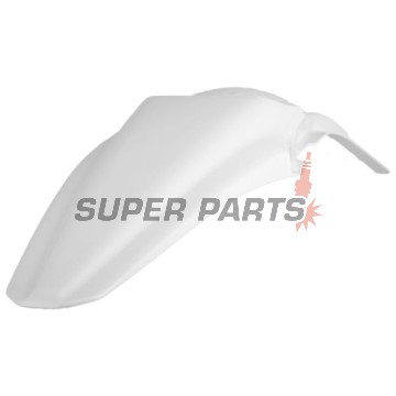 Πίσω φτερό/ουρά -POLISPORT- λευκό, KAWASAKI KX 450 2013-2015