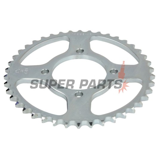 Πίσω γρανάζι -JT- JTR838,42, 42 δόντια, ατσάλινο, Yamaha DT 100 1976-1980, DT 125 1988, RD 125 1974-1976, RS 100 1976-1979, RSX 100 1995, T 105 1997-1998, YB 100 1978-1981, YBA 125 2007-2009, YBR 125 2005-2016