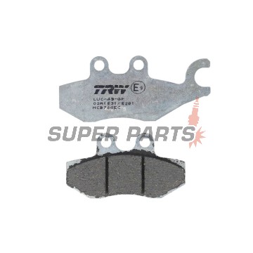Τακάκια φρένων -TRW- MCB744EC, Aprilia SR, Sportcity; Derbi Boulevard; Vespa/Piaggio 946, Beverly, Carnaby, Fly, GT, GTS, GTV, Granturismo, Hexagon, Liberty, MP3, Primavera, Skipper, Sprint, Typhoon, X7, X8, X9, X10 (2000-2017)