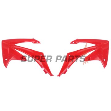 Μπροστινά πλαϊνά πλαστικά -POLISPORT- κόκκινα, HONDA CRF 250/450 2009-2013