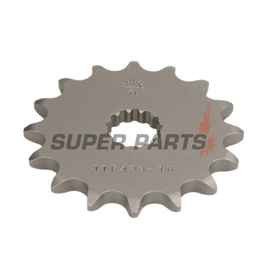 Μπροστινό γρανάζι -JT- JTF433,16, 16 δόντια, Suzuki GSF 400 1990-1995, GSX 400 1986-1992, TS 250 1975-1978, 1980-1981