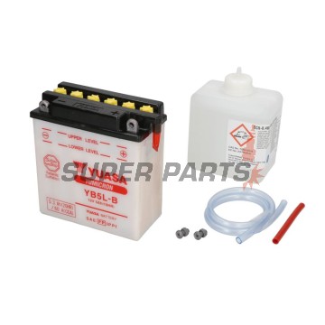 Μπαταρία -YUASA- YB5L-B + ELEKTROLIT, 5Ah 12V