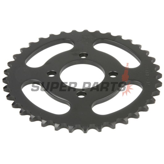 Πίσω γρανάζι -JT- JTR832,37, 37 δόντια, ατσάλινο, Yamaha DT 50 1978-1998, DT 80 1983, RD 50 1982-1984, RX 50 1983-1984, TY 50 1979-1980, YSR 50 1986-1992