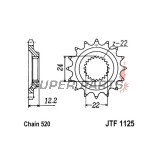 Μπροστινό γρανάζι -JT- JTF1125,17, 17 δόντια, Aprilia ETX 350 1988-1990, Pegaso 600 1990, 1992-1993, Tuareg 350 1988-1990, Tuareg 600 1988-1992
