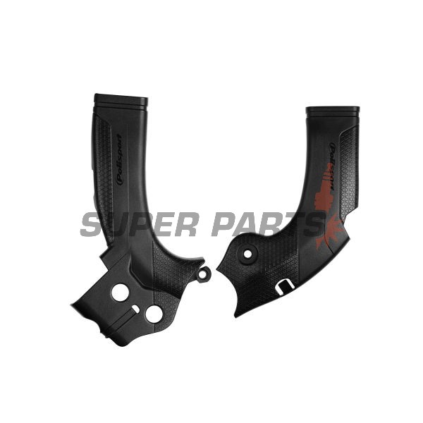 Προστατευτικά πλαισίου -POLISPORT- μαύρα, YAMAHA WR, YZ 250/450 2016-2019