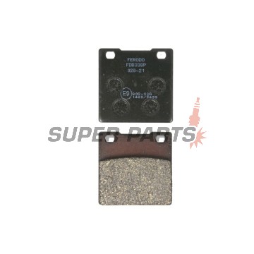 Τακάκια φρένων -FERODO- FDB338P, Kawasaki ZRX/ZX-12R/ZXR/ZZR 400-1200, Suzuki GS/Bandit/GSX/Hayabusa/GSX-R/RF/RG Gamma/SV/TL 250-1300 1983-2010