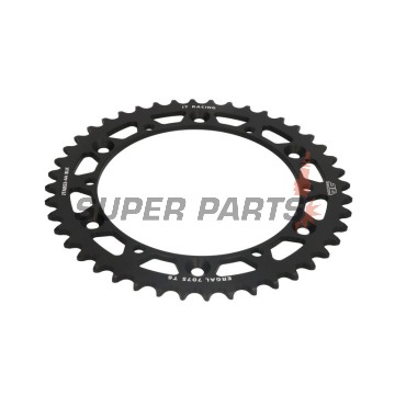 Πίσω γρανάζι -JT- JTA853,44BLK, 44 δόντια, μαύρο, αλουμινίου, Yamaha YTZ 250 1985-1986