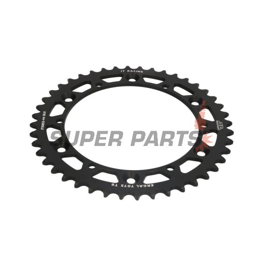 Πίσω γρανάζι -JT- JTA853,44BLK, 44 δόντια, μαύρο, αλουμινίου, Yamaha YTZ 250 1985-1986