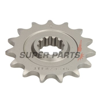 Μπροστινό γρανάζι -JT- JTF823,15, 15 δόντια, Husaberg FC 350 1996, FC 400 1996-1999, FC 450 2004-2006, FC 501/600 1996-2000, FC 550 2003-2008, FE 350 1996, FE 400 1996-2003, FE 450/550 2004-2008, FE 501/600 1996-1997, 1999-2000