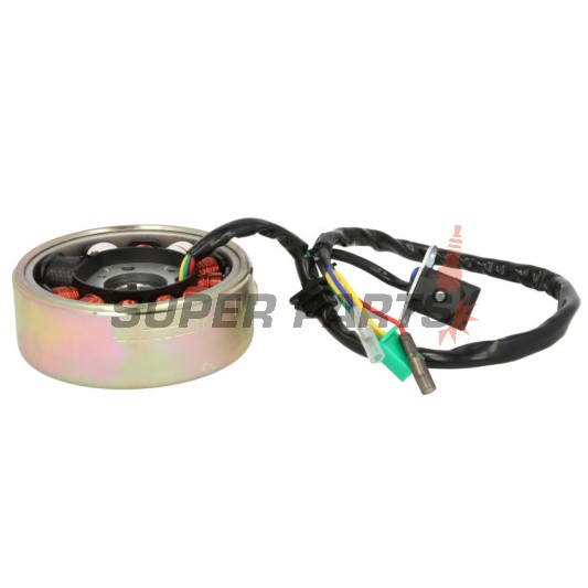 Σετ στάτη + ρότορα-MOTORIX- IP000500, αστέρι/γρανάζι, GY6 150cc, Kymco
