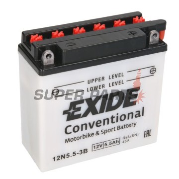 Μπαταρία -EXIDE- 12N5.5-3B, 6Ah 12V