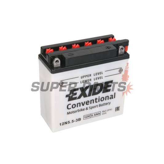 Μπαταρία -EXIDE- 12N5.5-3B, 6Ah 12V