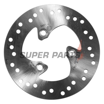 Δίσκος φρένου -BREMBO- 68B40716, Benelli 491, K2, Naked; Beta Ark, Eikon, Quadra; Honda Bali, SJ, Sky; MBK Booster, Stunt, Nitro; Peugeot Buxy, Elyseo, Elystar, Jet Force, Looxor, Ludix, SV, Speedake, Squab, TKR, Vivacity (1990s-2006)