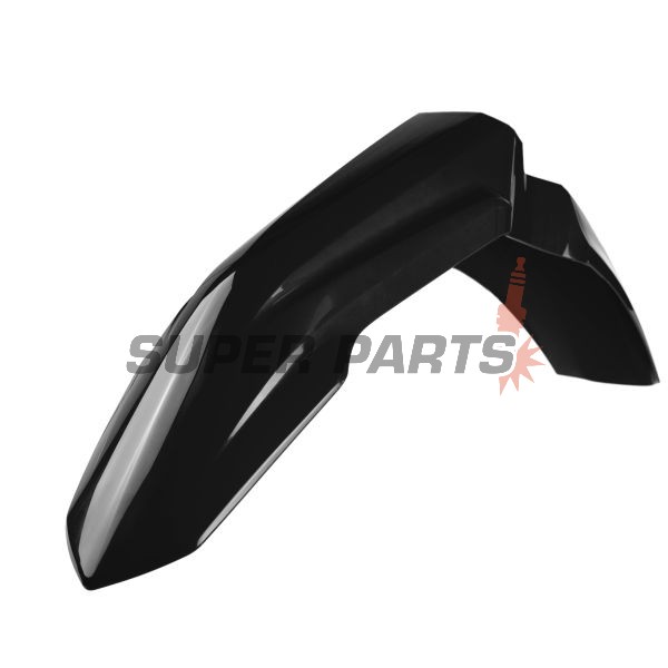 Μπροστινό φτερό Supermoto -POLISPORT- μαύρο, HONDA CRF 250/450 2021-2023