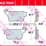 Τακάκια φρένων -TRW- MCB784SH, Honda CB600F Hornet, CBR600RR/1000RR Fireblade; Kawasaki Ninja ZX-6R 636, ZX-10R; Suzuki GSX-R 600/750/1000; Yamaha YZF-R1/R6 (2006-2020)