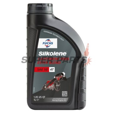 Λάδι κινητήρα -SILKOLENE- SAE 50, καστορέλαιο + εστέρας, αγωνιστικό, 1L
