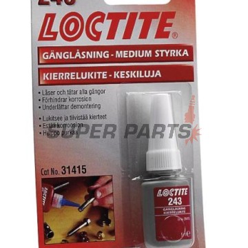 Ασφαλιστικό σπειρωμάτων -LOCTITE- 243, κατά αυτολύσιμο, 5ml