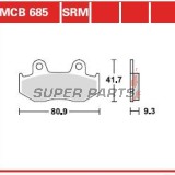 Τακάκια φρένων -TRW- MCB685SRM, sintered, Honda CH125 Spacy, PS125i/150i, SES125/150 Dylan; Suzuki AN250/400 Burgman (1983-2013)