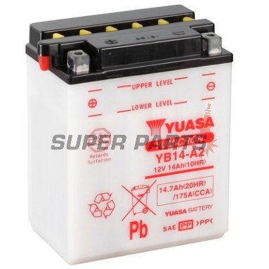 Μπαταρία -YUASA- YB14-A2, 15Ah 12V