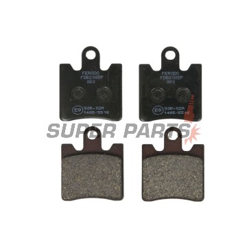 Τακάκια φρένων -FERODO- FDB2085P, Suzuki Burgman 250 400/Yamaha FJR 1300 ABS (1998-2009)