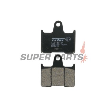 Τακάκια φρένων -TRW- MCB691, Honda CB400 Super Four (1999-2004), Kawasaki GTR1400 (2007-2017), ZX-14R Ninja 1400 (2006-2020), ZX-7RR Ninja 750 (1996-1999), ZZR1400 (2006-2019), MZ 1000S (2004-2005), Suzuki GSF650 Bandit/ABS (2005-2007)