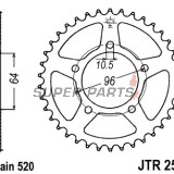 Πίσω γρανάζι -JT- JTR254,43, 43 δόντια, ατσάλινο, Honda CBF 250 2004-2006, CBX 250 2001-2004