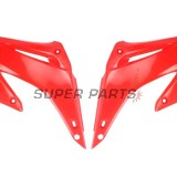 Μπροστινά πλαϊνά πλαστικά -POLISPORT- κόκκινα, HONDA CR 125/250 2002-2007