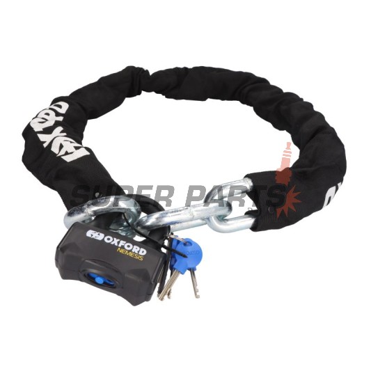 Αλυσίδα με κλειδαριά -OXFORD- Nemesis 16mm x1.5m